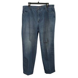 Gloria Vanderbilt Amanda High Rise Straight Leg Blue Jeans Size 18